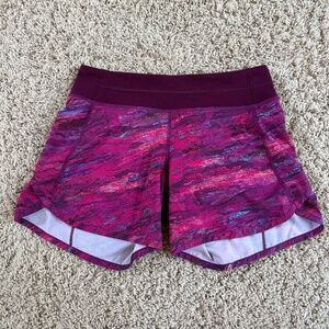 Ivivva Watercolor Patterned Athletic Shorts Size 12